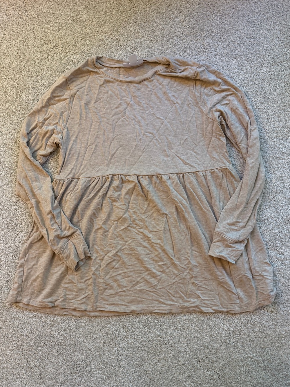 Motherhood Maternity Long Sleeve Top - Taupe